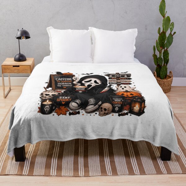 Item preview, Spooky Horror Coffee Ghostface Halloween designed and sold by roartusa.