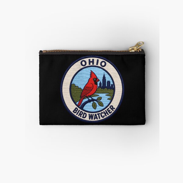 Item preview, Ohio Bird Watcher – Northern Cardinal Patch designed and sold by The-Drip-Studio.