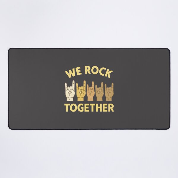 Item preview, Funny We Rock Together Hands Rock Lovers Music Gift ⭐⭐⭐⭐⭐ designed and sold by EBCdisign21.