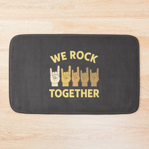 Item preview, Funny We Rock Together Hands Rock Lovers Music Gift ⭐⭐⭐⭐⭐ designed and sold by EBCdisign21.