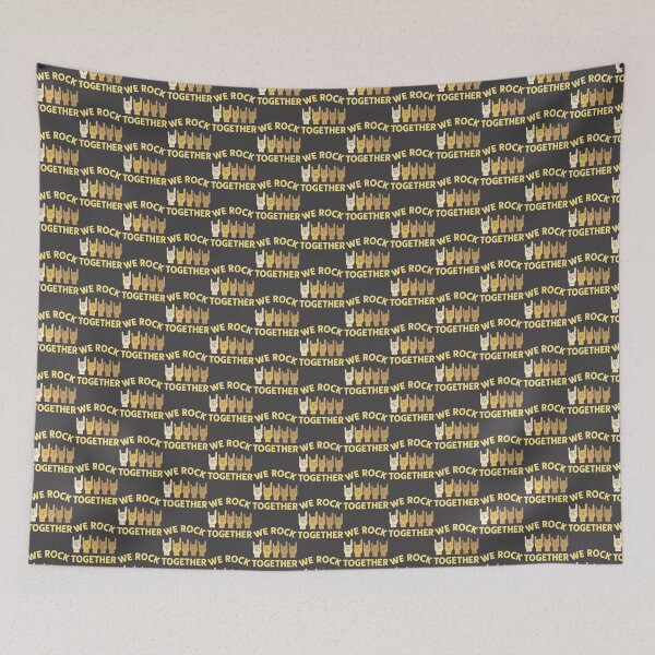 Item preview, Funny We Rock Together Hands Rock Lovers Music Gift ⭐⭐⭐⭐⭐ designed and sold by EBCdisign21.