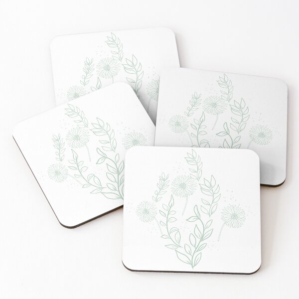 Item preview, Calming Green Sage Wildflower Line Art Graphic designed and sold by altastudio.