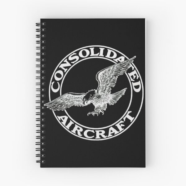 Item preview, Consolidated Aircraft logo in aviation white for pilots designed and sold by PilotandPlane.