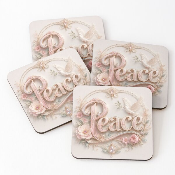Item preview, Pastel Jewelry​ Peace​ Typography​ designed and sold by Adisak-designs.