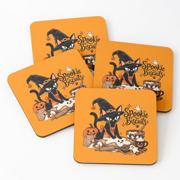 Item preview, Spookie Biscuits Cute Witch Black Cat Baking Halloween Gift designed and sold by Artycom.