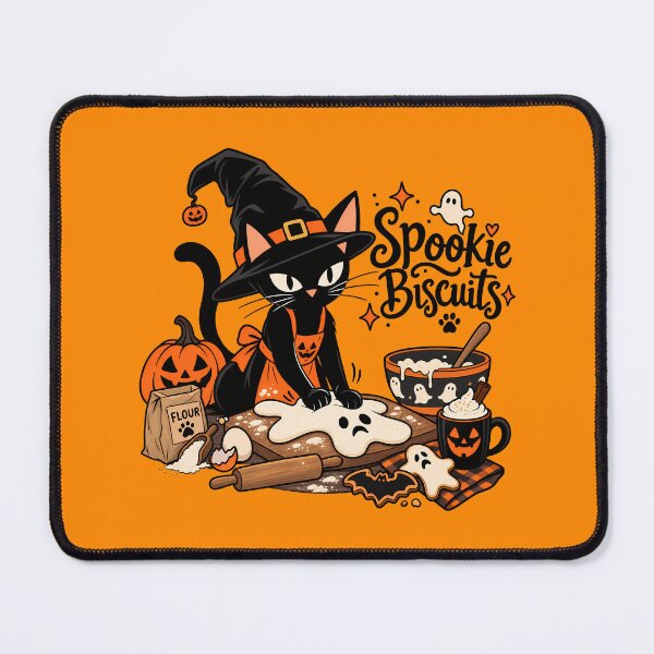 Item preview, Spookie Biscuits Cute Witch Black Cat Baking Halloween Gift designed and sold by Artycom.