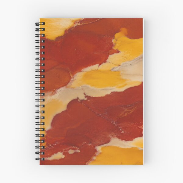 Item preview, Mookaite Jasper Gemstone Texture in Rich Red, Golden Yellow and Cream with Bold Natural Stone Pattern and Earthy Mineral Aesthetic designed and sold by SurfaceCraft Studio.
