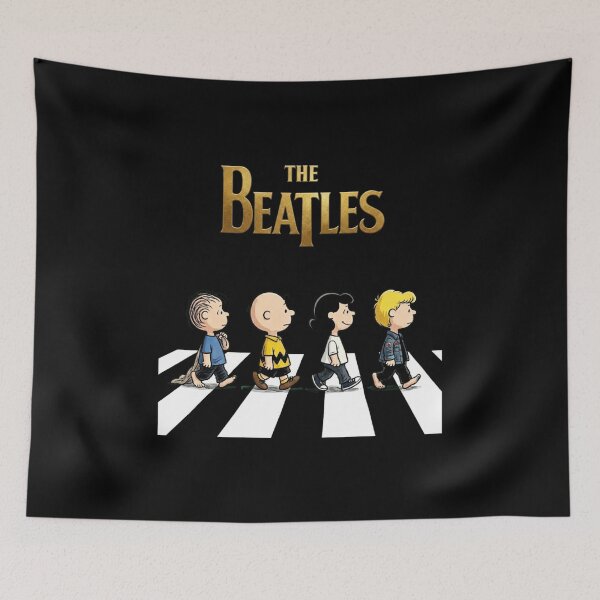 Item preview, Peanuts and Friends The Beatles Version Vintage designed and sold by moyjoystudio.