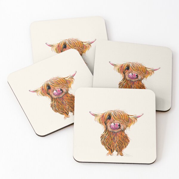 Item preview, HIGHLAND COW ' BuMBLe' BY SHIRLEY MACARTHUR designed and sold by Shirley MacArthur Art.