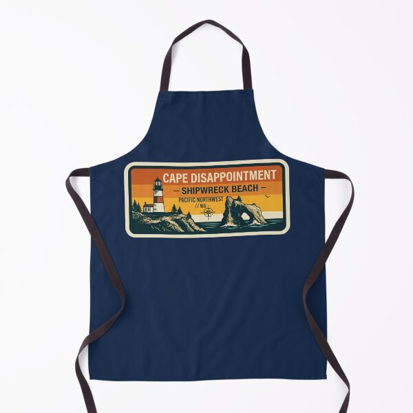 Item preview, Cape Disappointment Shipwreck Beach Pacific Northwest WA Badge designed and sold by LittleArij.