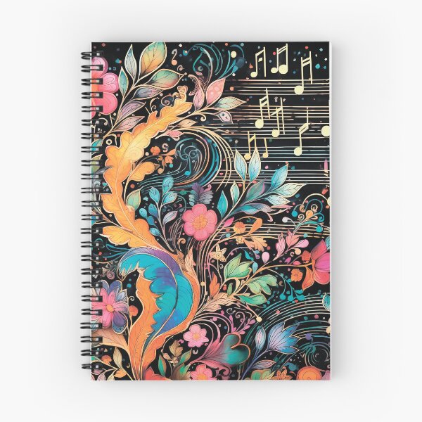 Item preview, Musical pattern. Musical notes and flowers. designed and sold by MagelliShop.