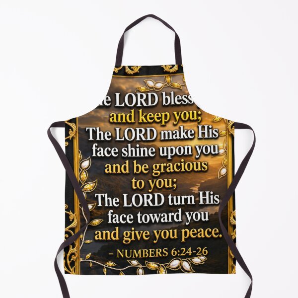 Item preview, The LORD Bless You — Numbers 6:24–26 | Luxury Christian Scripture Wall Art designed and sold by KINGDOM GOLD STUDIO.