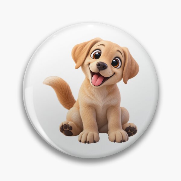 Item preview, Cute Labrador – Happy Golden Labrador Puppy designed and sold by LST-Desings.