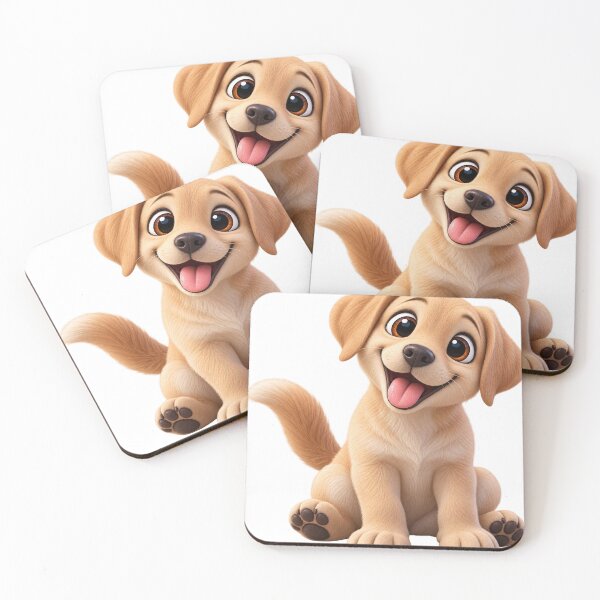 Item preview, Cute Labrador – Happy Golden Labrador Puppy designed and sold by LST-Desings.