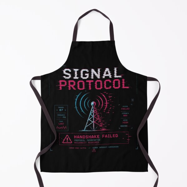 Item preview, Signal Protocol – Handshake Failed Broadcast designed and sold by JupiterGlitchEmpire.