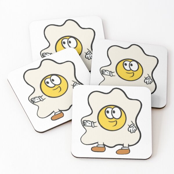 Item preview, Cute Cartoon Egg Guy Funny Breakfast Food  designed and sold by The Soapiest Goat.