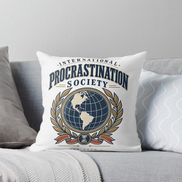 Item preview, International Procrastination Society – Est. Soon designed and sold by Spectrum House Designs.