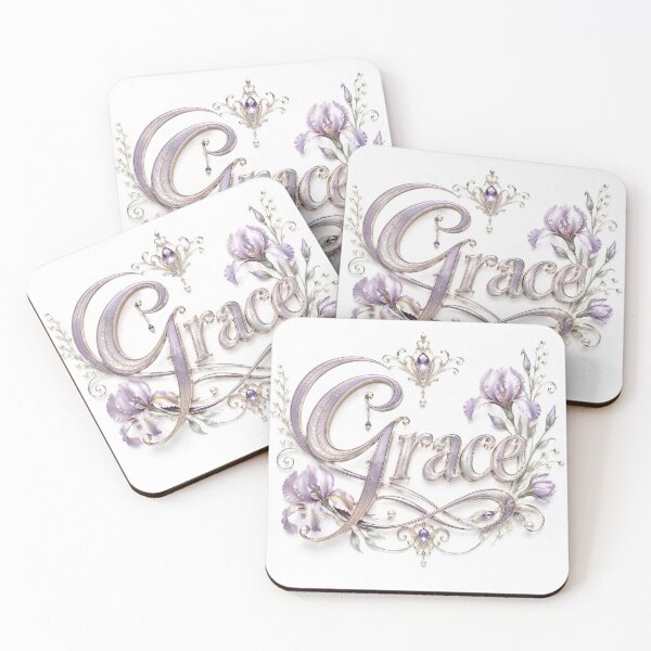 Item preview, Violet Pastel Jewelry​ Grace​ Typography​ designed and sold by Adisak-designs.