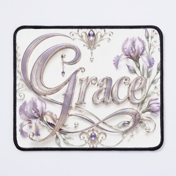 Item preview, Violet Pastel Jewelry Grace Typography designed and sold by Adisak-designs.