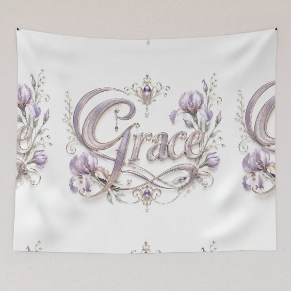 Item preview, Violet Pastel Jewelry Grace Typography designed and sold by Adisak-designs.
