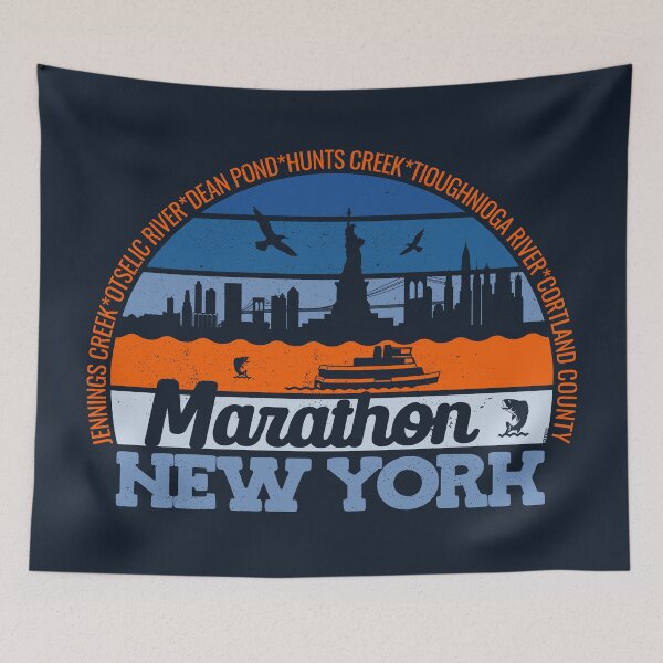 Item preview, Marathon New York Sunset Retro Vintage Local Pride Logo designed and sold by CRHPOD20.