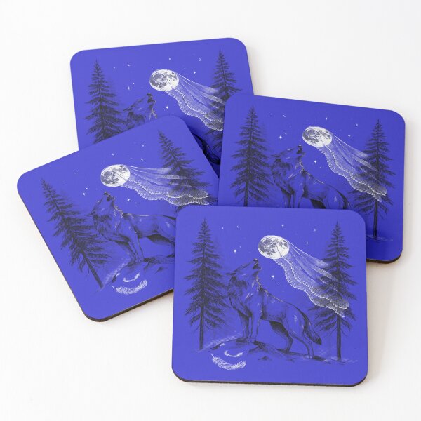 Item preview, Howling Wolf Moon – Gothic Lace Forest Design designed and sold by Midnight Veil Designs.