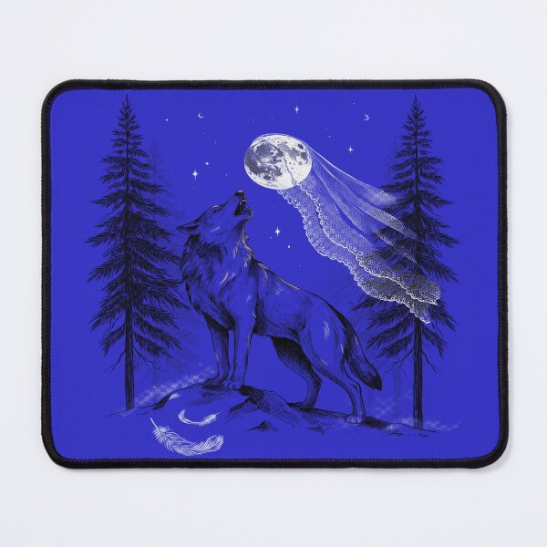 Item preview, Howling Wolf Moon – Gothic Lace Forest Design designed and sold by Midnight Veil Designs.