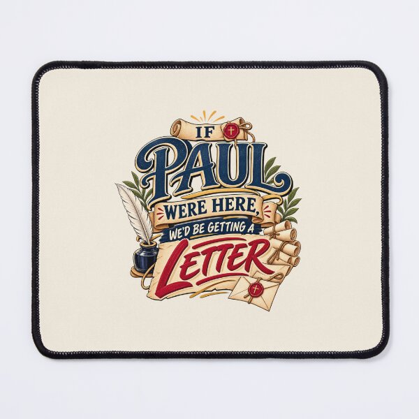 Item preview, If Paul Were Here We'd Be Getting a Letter Christian Faith Humor designed and sold by PunchDrop.