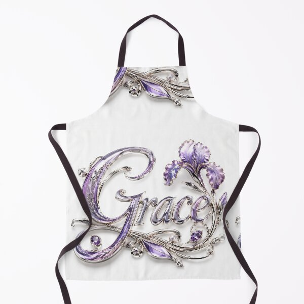 Item preview, Violet 3D Jewelry Grace Typography designed and sold by Adisak-designs.