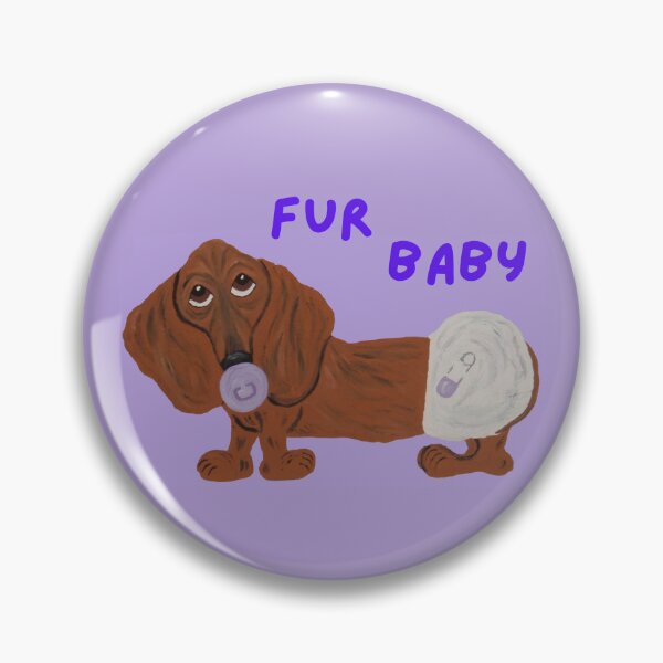 Item preview, Fur Baby Dachshund Puppy designed and sold by Squirreldumplings.