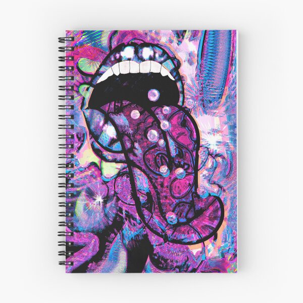 Item preview, Psychedelic Neon Acid Mouth Trippy Abstract Art designed and sold by lungu-anastasia.