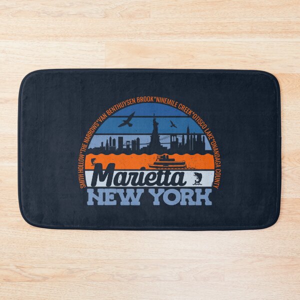 Item preview, Marietta New York Sunset Retro Vintage Local Pride Logo designed and sold by CRHPOD20.