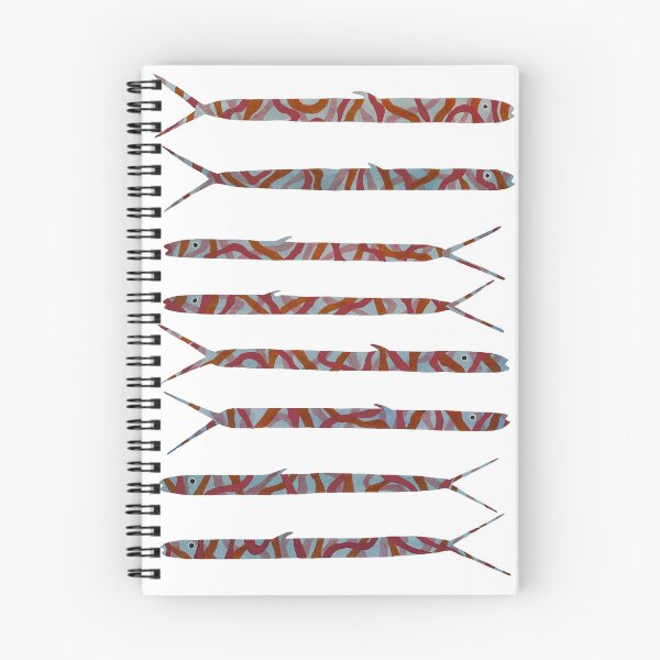 Item preview, 8 Skinny Red Fish Watercolor  designed and sold by KakiDimock.