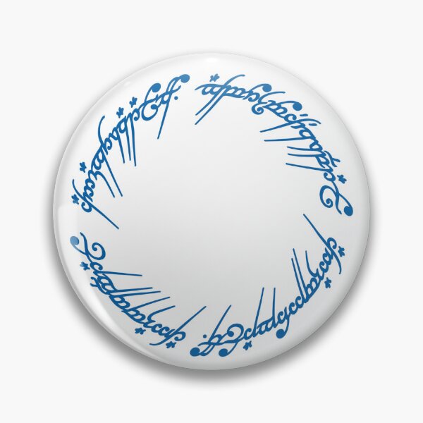 Item preview, One Ring Circular Inscription Lord of the Rings designed and sold by AnimaliaStar.