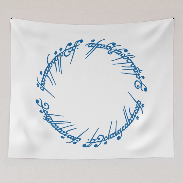 Item preview, One Ring Circular Inscription Lord of the Rings designed and sold by AnimaliaStar.