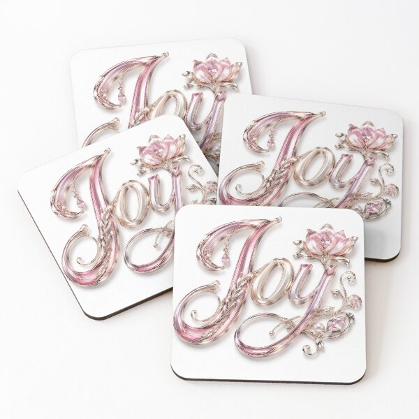Item preview, Pink 3D Jewelry​ Joy​ Typography​ designed and sold by Adisak-designs.