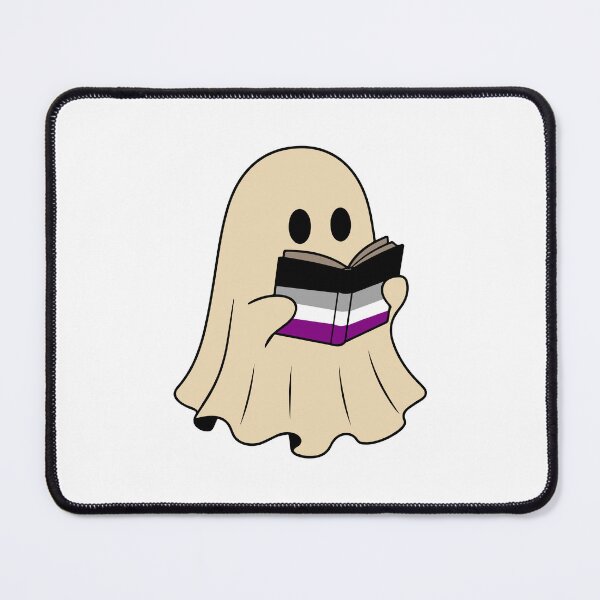 Item preview, Asexual Halloween Ghost Reading Book designed and sold by Cannaxes Studio.