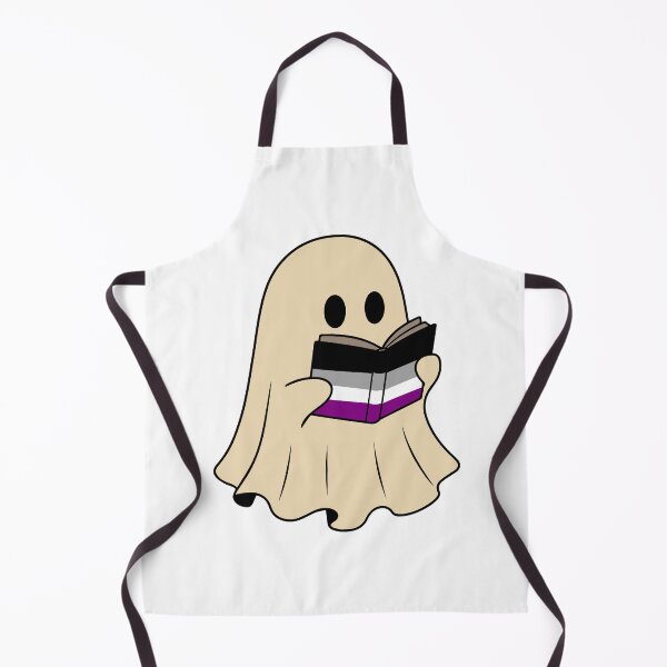 Item preview, Asexual Halloween Ghost Reading Book designed and sold by Cannaxes Studio.