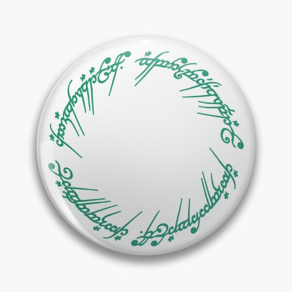 Item preview, One Ring Circular Inscription Lord of the Rings designed and sold by AnimaliaStar.