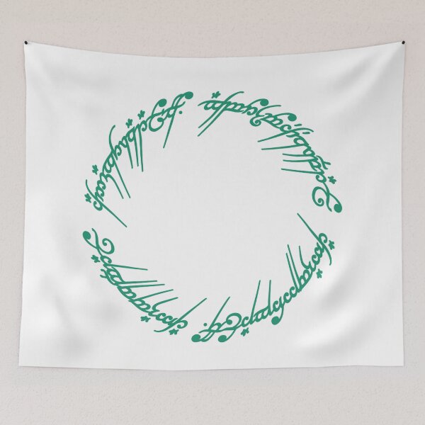 Item preview, One Ring Circular Inscription Lord of the Rings designed and sold by AnimaliaStar.
