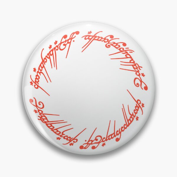 Item preview, One Ring Circular Inscription Lord of the Rings designed and sold by AnimaliaStar.
