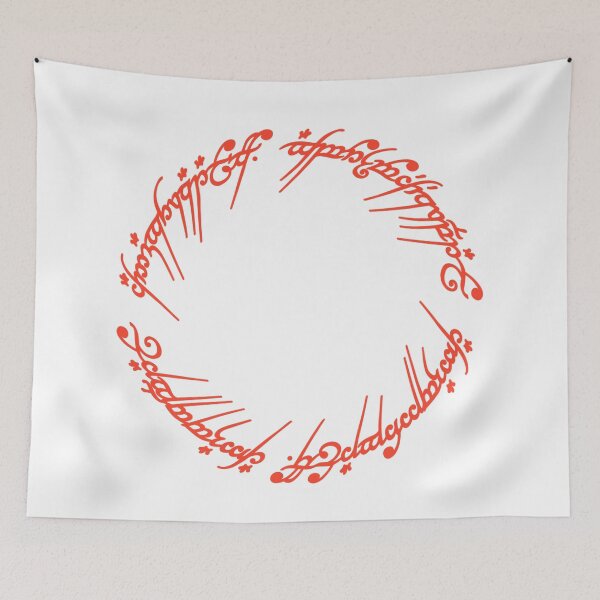 Item preview, One Ring Circular Inscription Lord of the Rings designed and sold by AnimaliaStar.