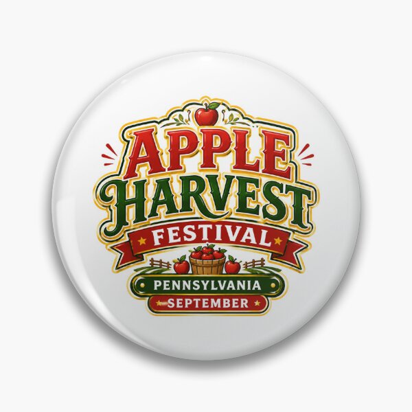 Item preview, Apple Harvest Festival Pennsylvania September Autumn Celebration designed and sold by IRON WINGS /USAF.