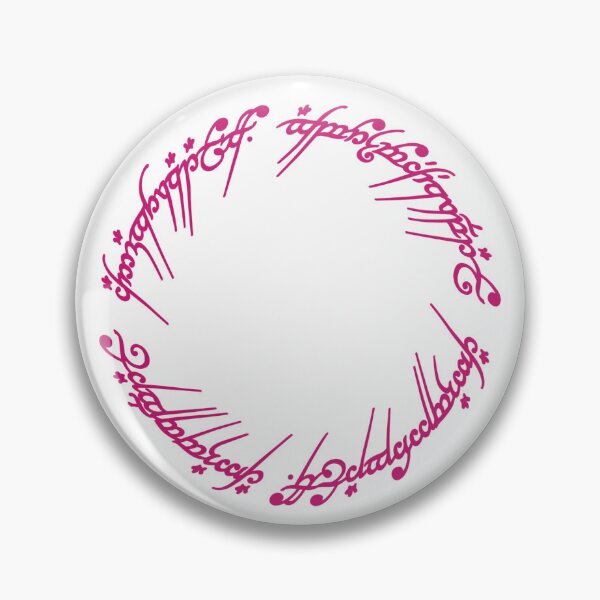 Item preview, One Ring Circular Inscription Lord of the Rings designed and sold by AnimaliaStar.