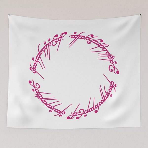 Item preview, One Ring Circular Inscription Lord of the Rings designed and sold by AnimaliaStar.