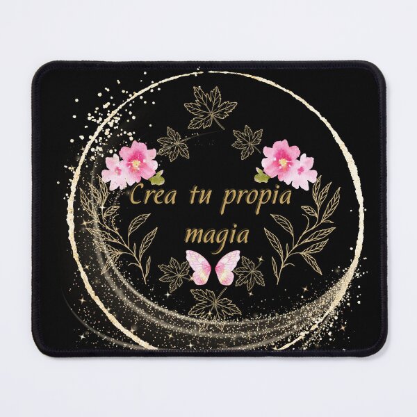 Item preview, Create your own magic - Minimalist gold design with watercolor flowers designed and sold by Diseño que alegran tu día.