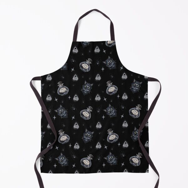 Item preview, Gothic Witchy Black Cat Seamless Pattern designed and sold by esmavart.