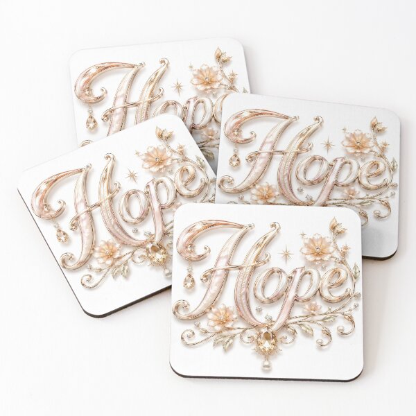 Item preview, 3D Jewelry​ Hope​ Typography​ designed and sold by Adisak-designs.