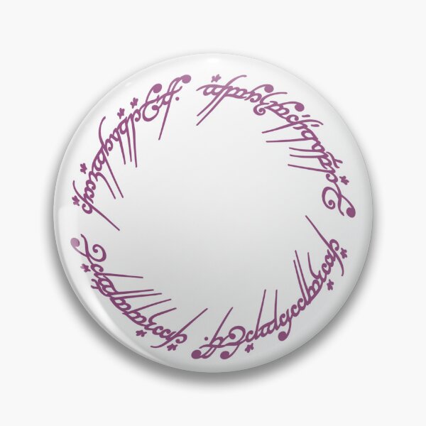 Item preview, One Ring Circular Inscription Lord of the Rings designed and sold by AnimaliaStar.