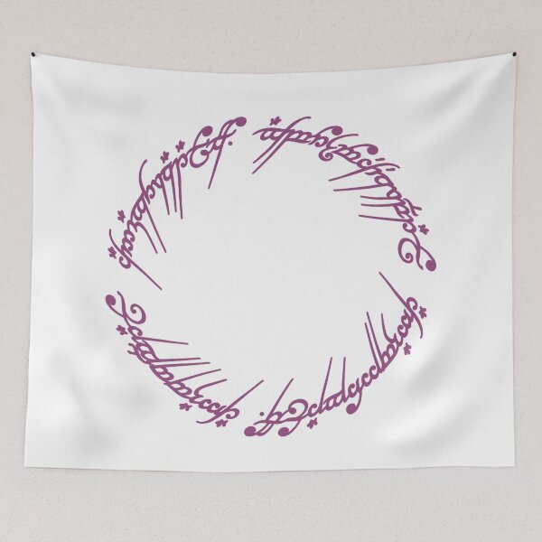 Item preview, One Ring Circular Inscription Lord of the Rings designed and sold by AnimaliaStar.